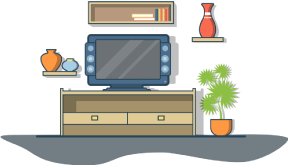 Illustration of a TV